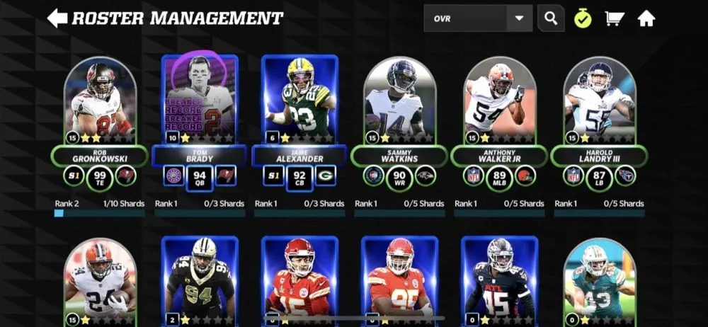 madden nfl 22 mobile roster management