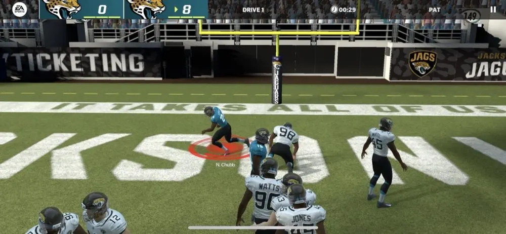 madden nfl 22 mobile two-point conversion