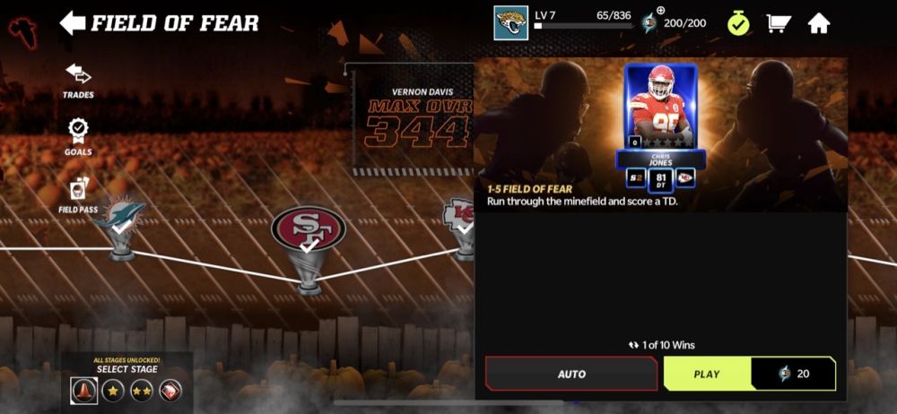 madden nfl mobile 22 field of fear