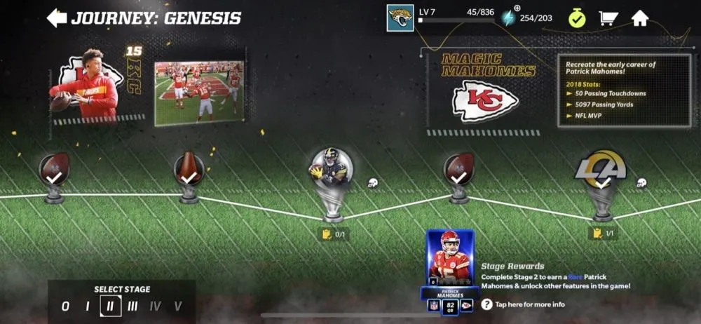 madden nfl mobile 22 journey genesis