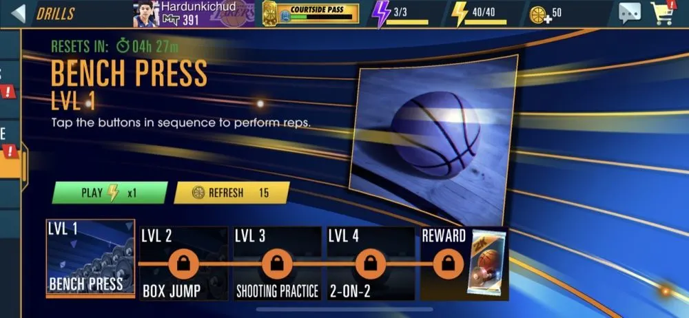 nba 2k mobile drills