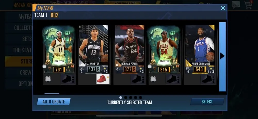 nba 2k mobile myteam