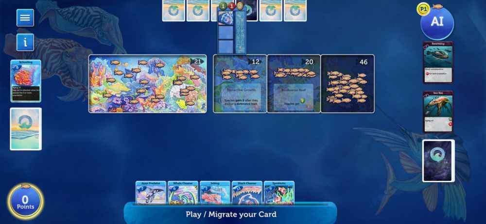 oceans mobile game first turn