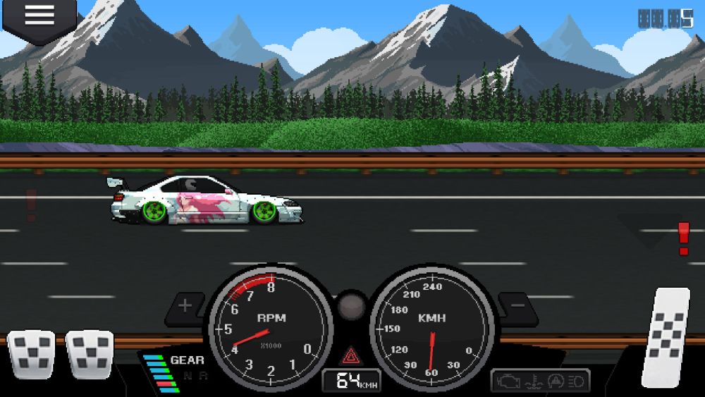 pixel car racer speed