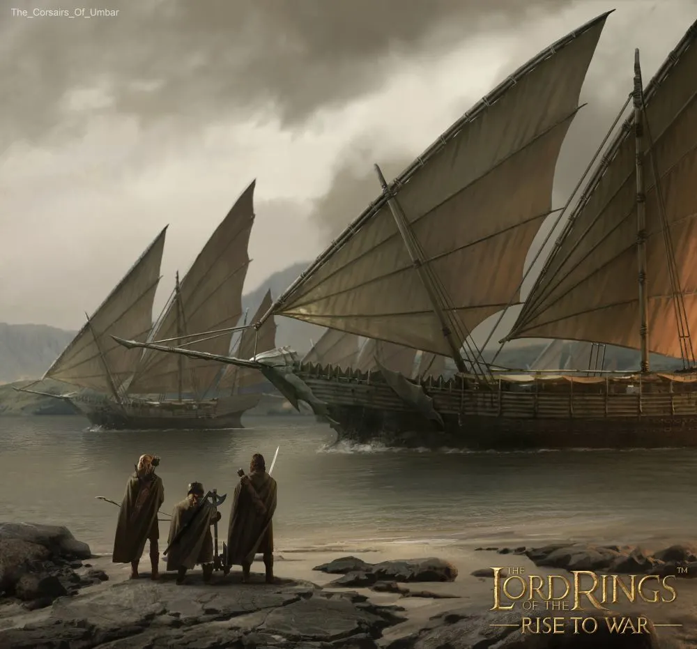 the lord of the rings rise to war the corsairs of umbar