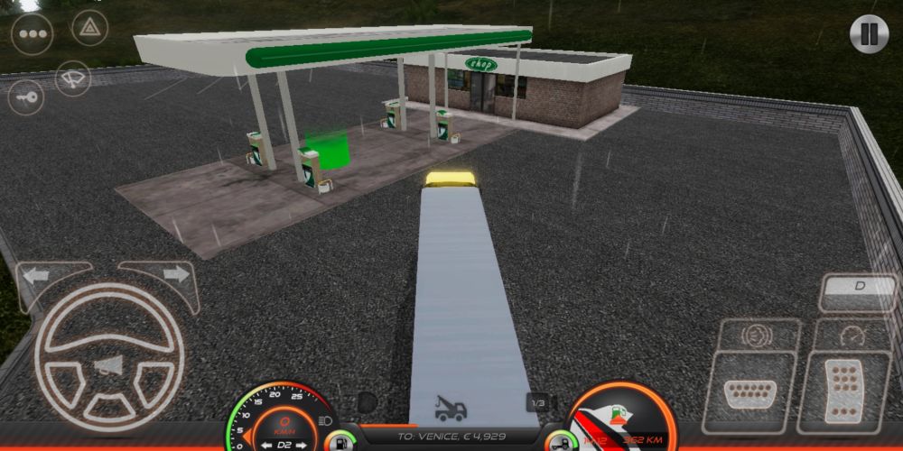 truckers of europe 2 gas station