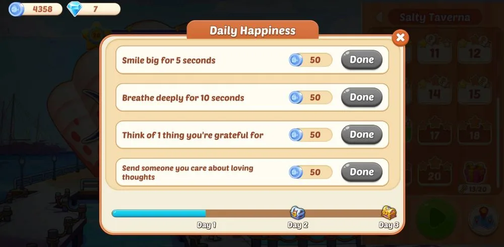 cooking crush daily happiness