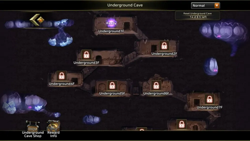eternal saga region tactics cave