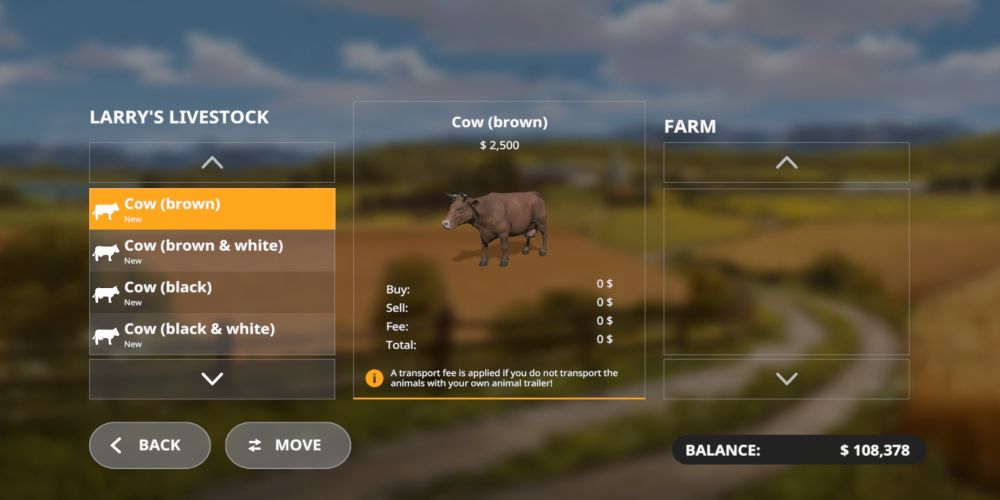farming simulator 20 livestock
