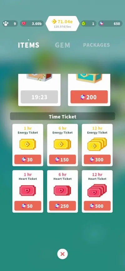 forest island time tickets