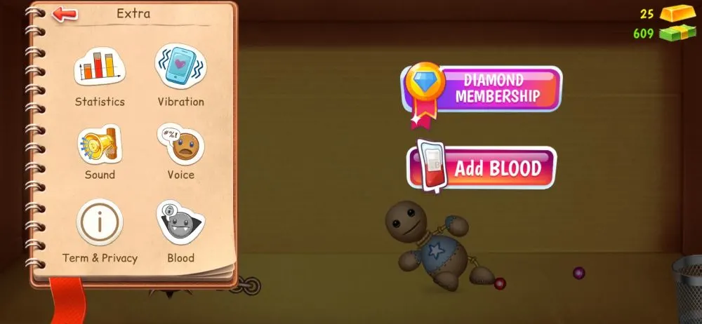 kick the buddy remastered options