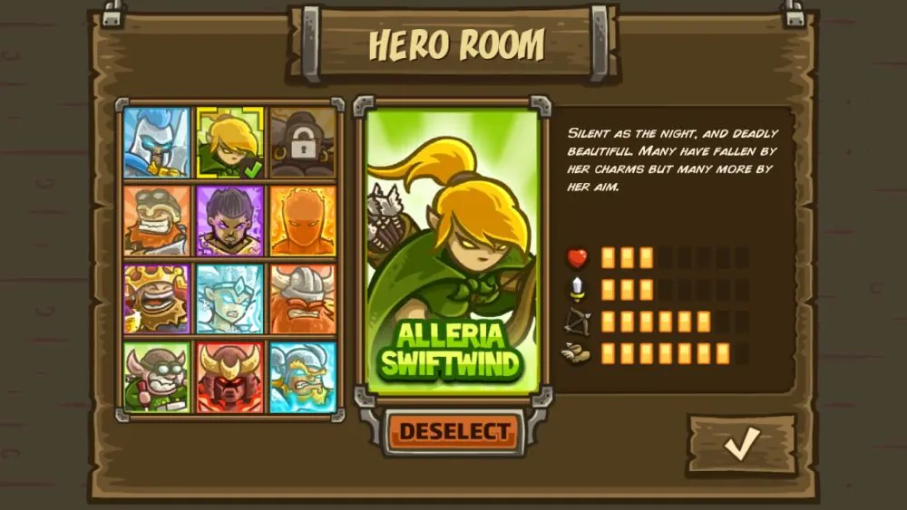 kingdom rush heroes