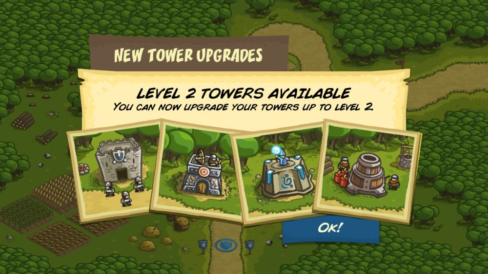 kingdom rush level 2 towers