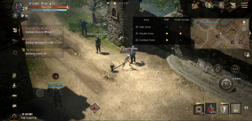 lineage w pvp gameplay