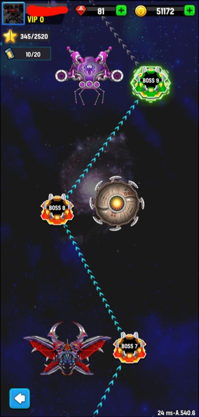 space shooter galaxy attack boss fight