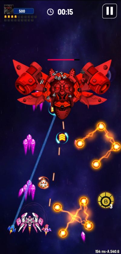 space shooter galaxy attack dodging