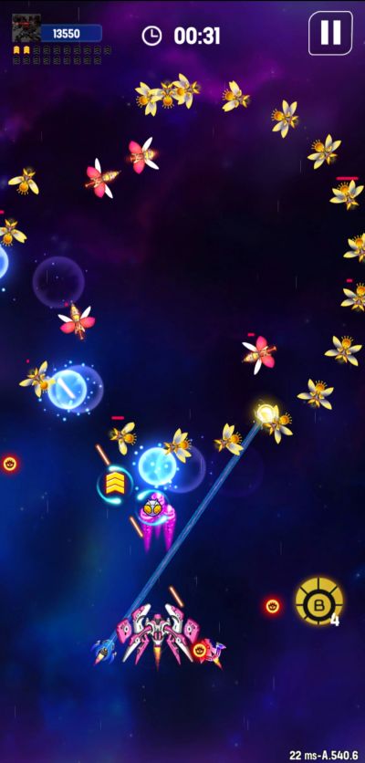 space shooter galaxy attack drops
