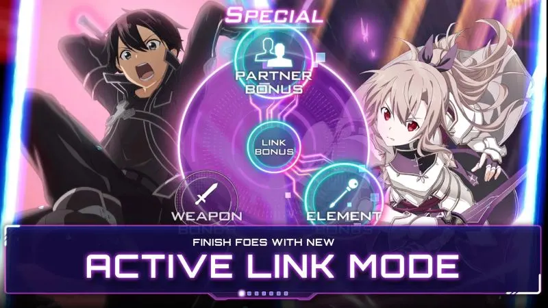 sword art online unleash blading active link mode