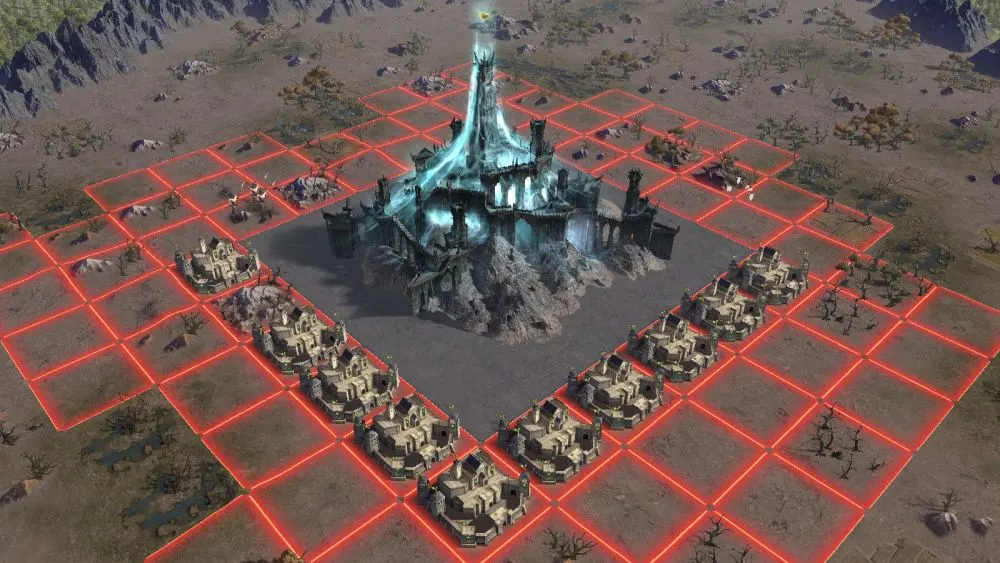 the lord of the rings rise to war buildings