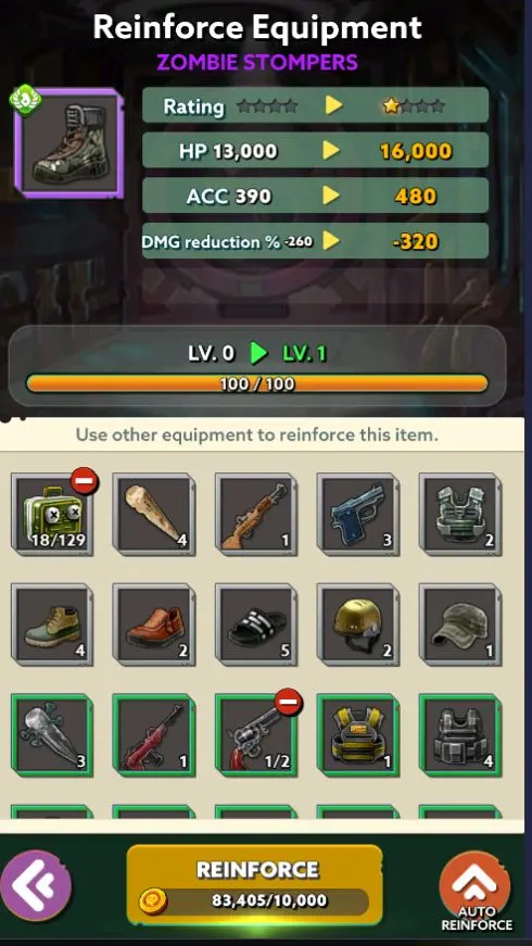 undead world hero survival reinforcement