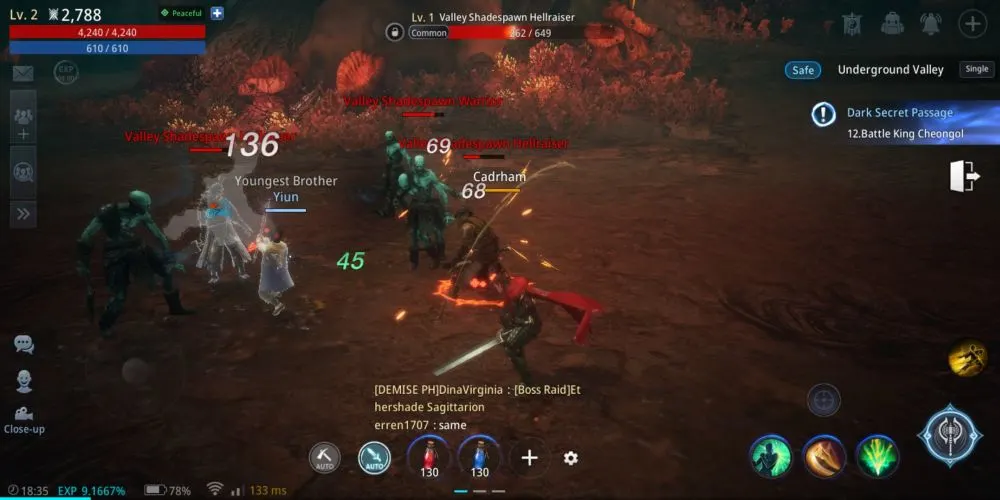 warrior pve mir4