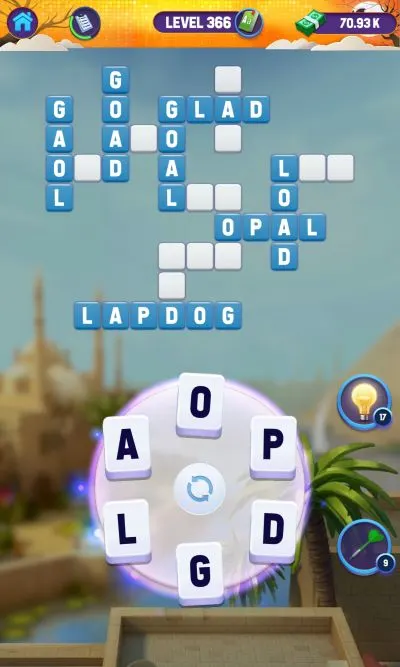 words of fortune level 366 answer