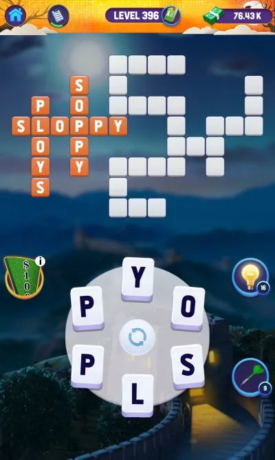 words of fortune level 396 answer