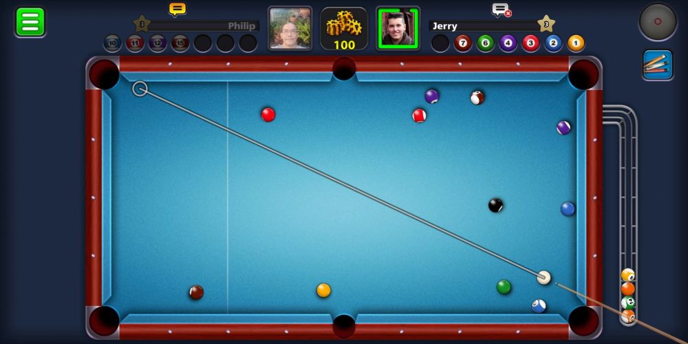 planning ahead in 8 ball pool