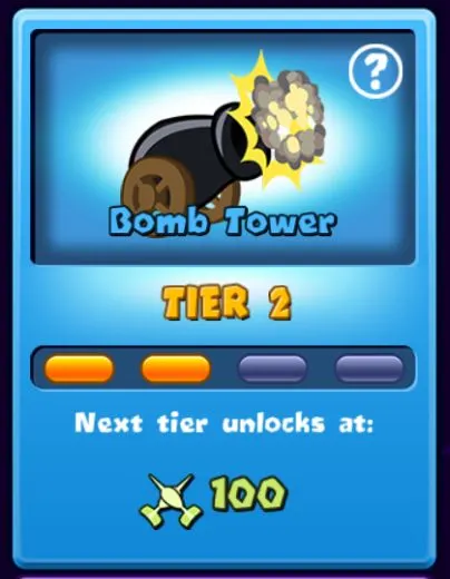 bloons td battles bomb tower