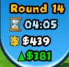 bloons td battles money