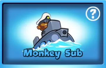 bloons td battles monkey sub