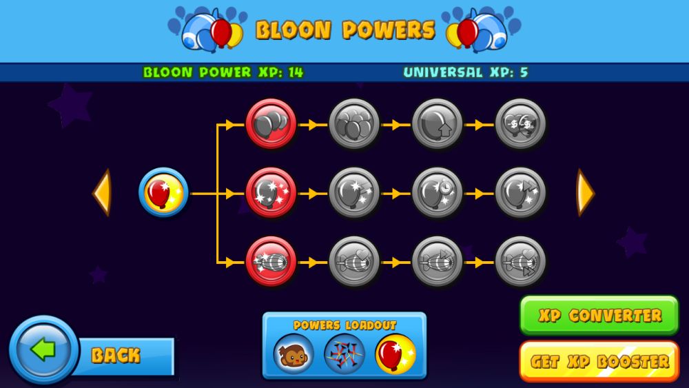 bloons td battles power tree