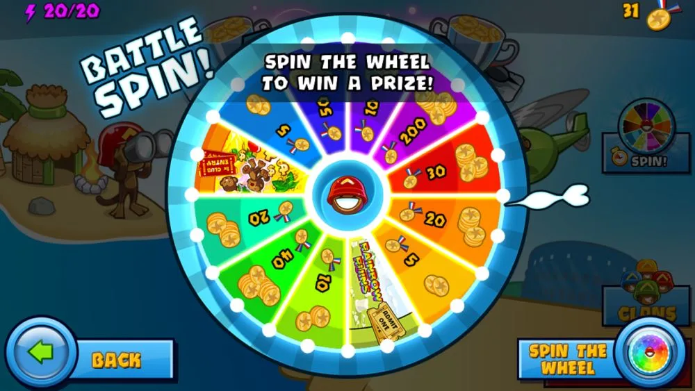 bloons td battles wheel