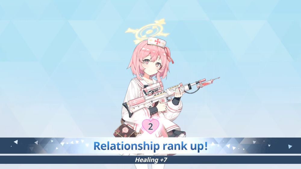 relationship rank up in blue archive