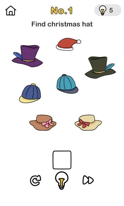 brain out help santa challenge level 1 answer