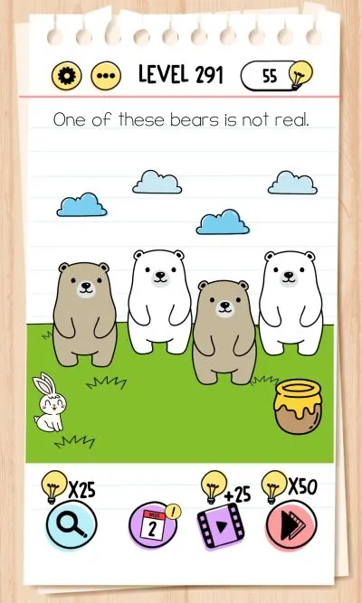 brain test level 291 answer