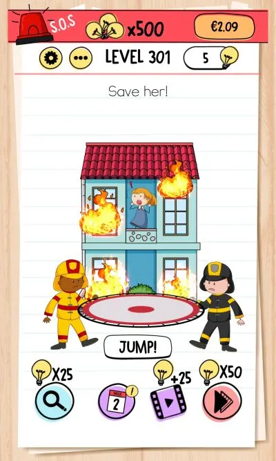 brain test level 301 answer