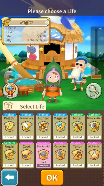 fantasy life online angler