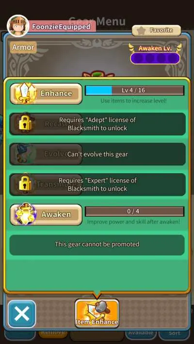 fantasy life online enhancement