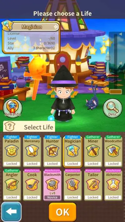 fantasy life online magician