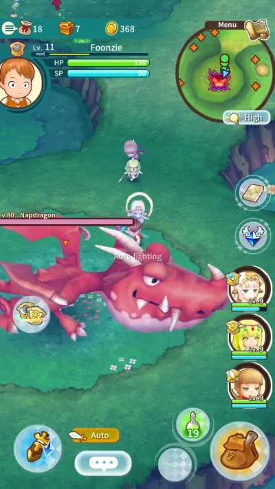 fantasy life online nap dragon