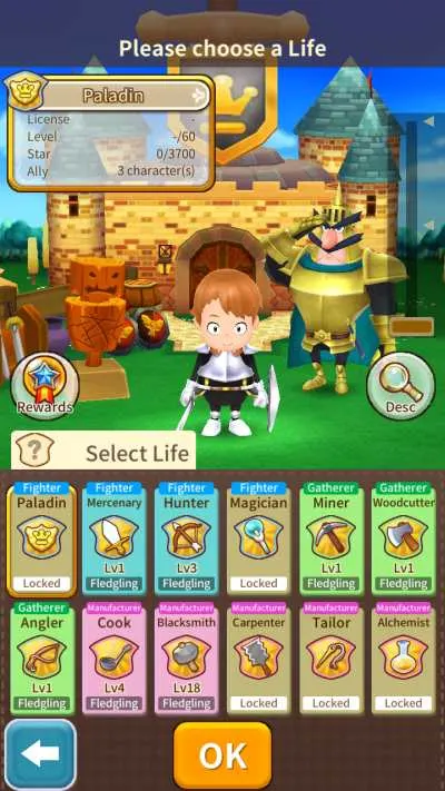 fantasy life online paladin