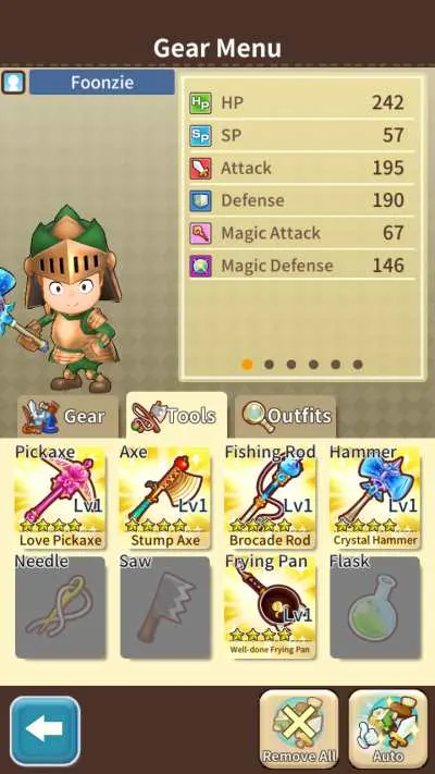 fantasy life online tools