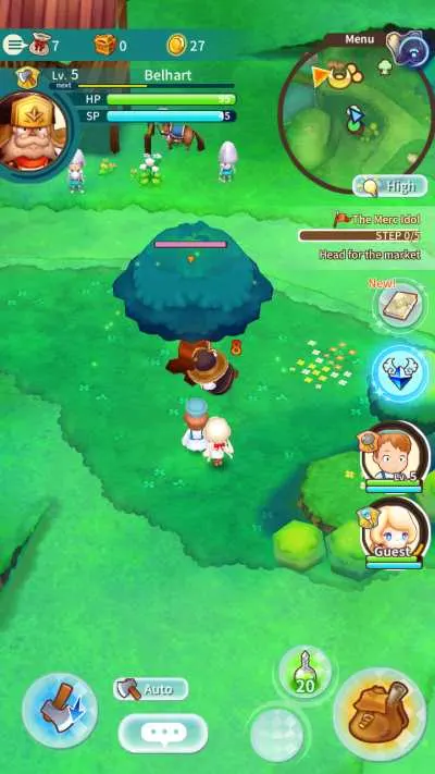 fantasy life online tree cut