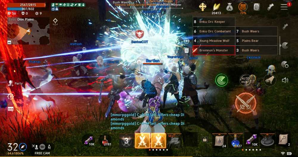 lineage2m bremnon's monster