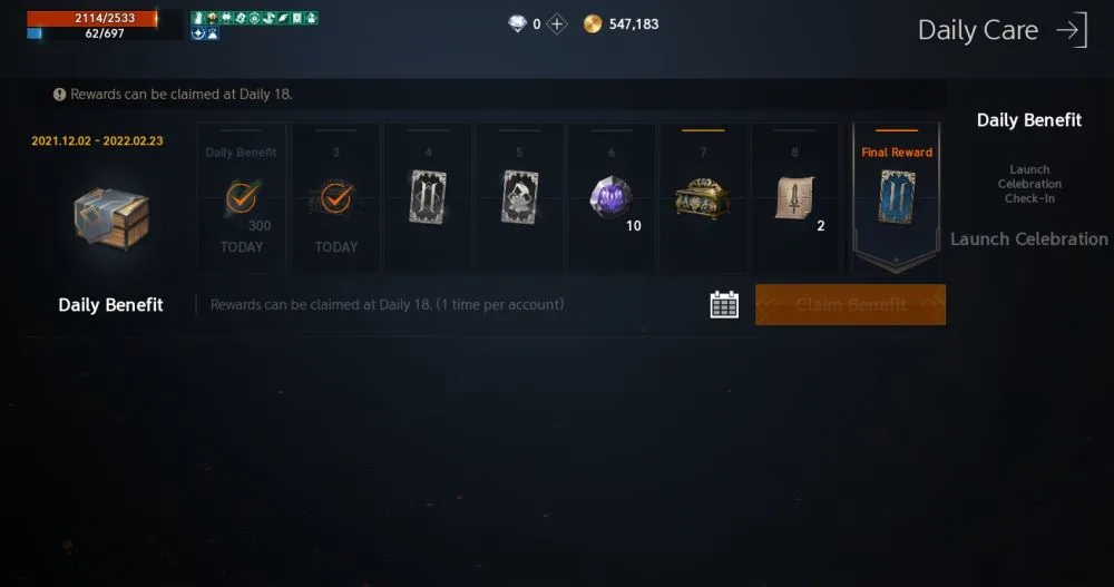 lineage2m daily login bonus