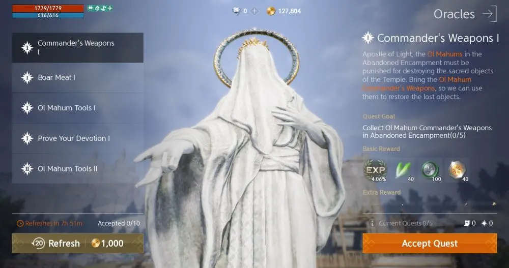 lineage2m oracle quests