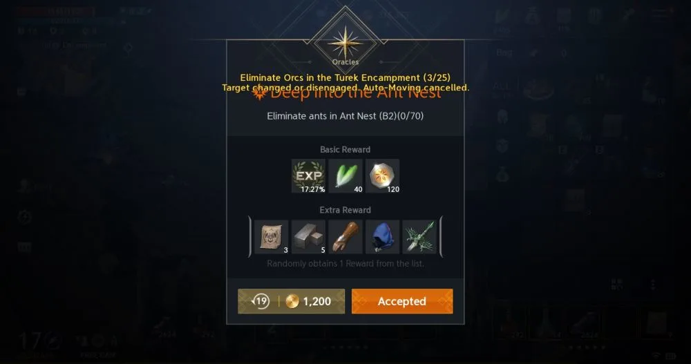 lineag2m quest reroll