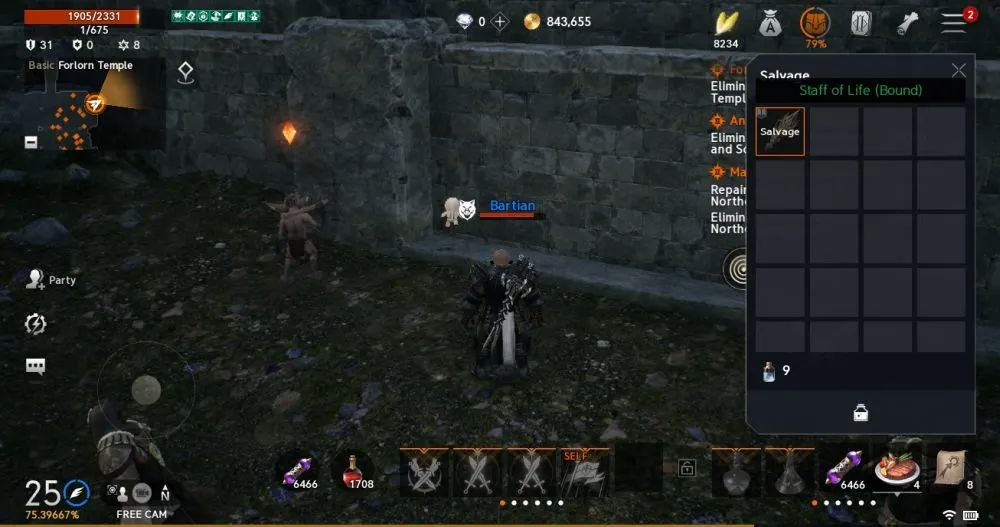 lineage2m salvage solvent