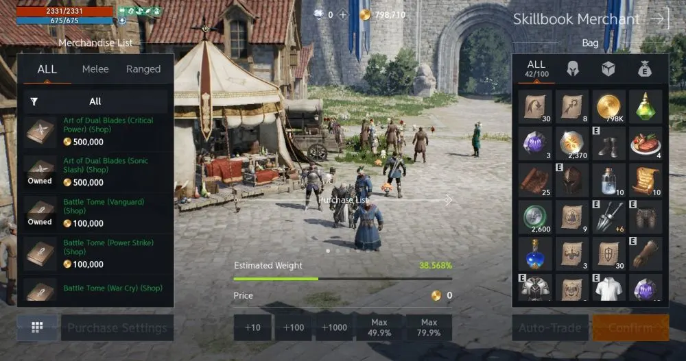 lineage2m skill shop